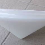 Ceiling light or conical wall light in opaline.