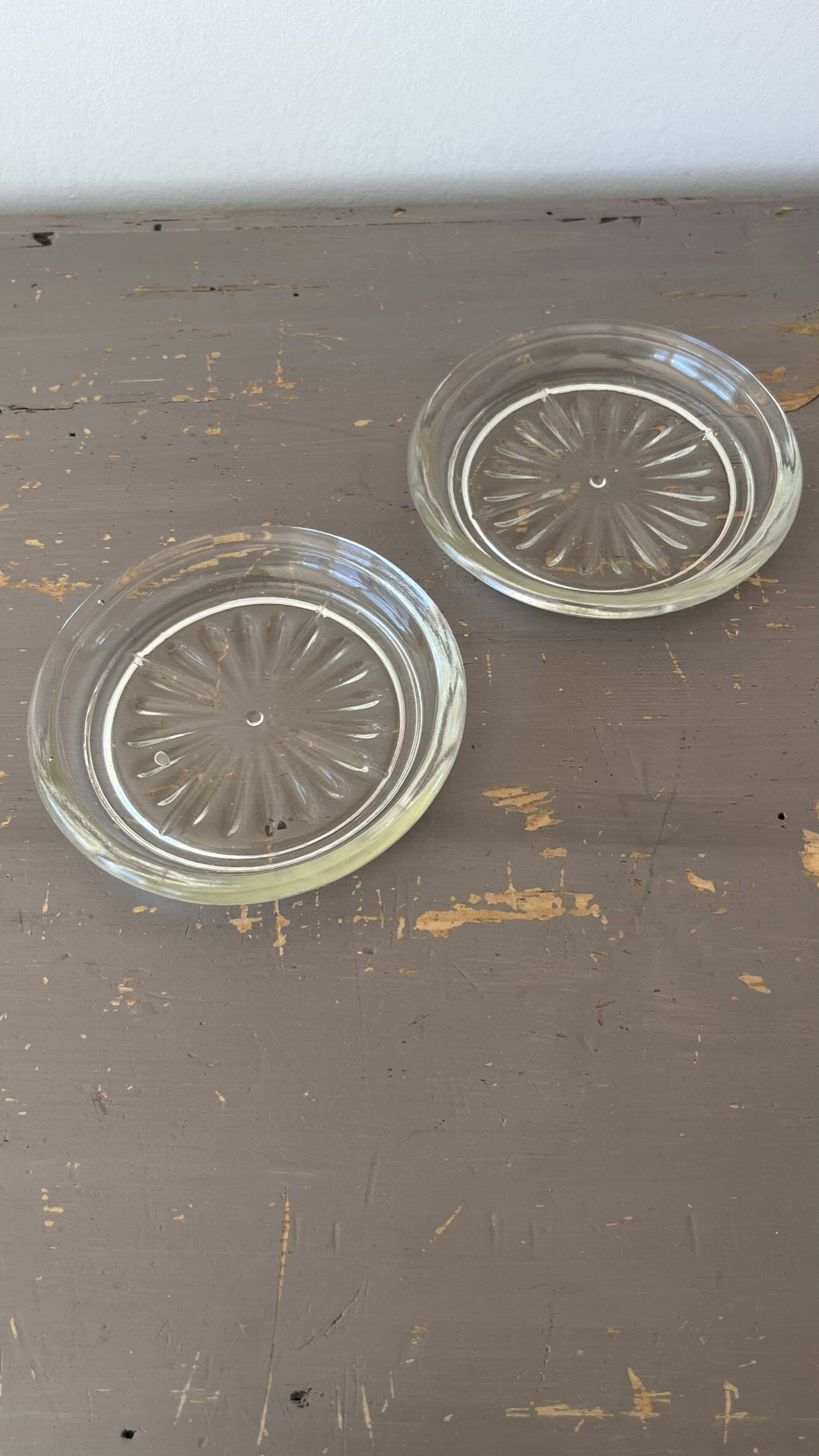 Glass bottle coaster