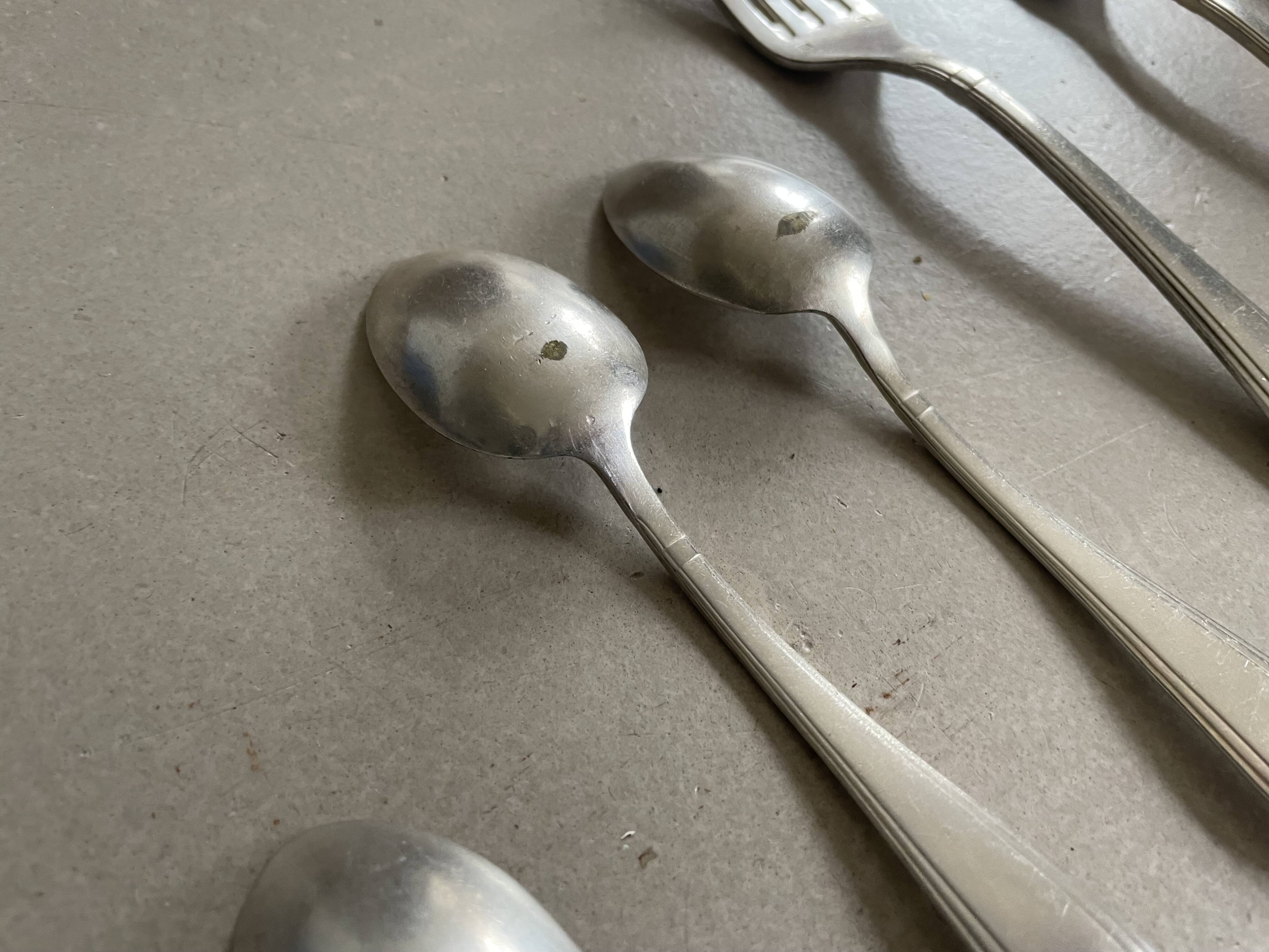 Set of cutlery, Art Deco silverware