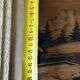 Pyrographed Alpine Table - Mid-Century Folk Art - Chalet Atmosphere