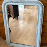 Antique mercury mirror with patina
