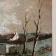 Oil on canvas cottages at the water's edge by Claude Mourier 1980