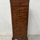 Louis XV style seven-day chest in rosewood veneer, 20th century