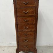 Louis XV style seven-day chest in rosewood veneer, 20th century