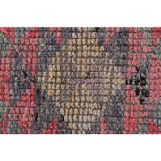 Vintage Turkish Hand-Knotted Wool Cotton Pink Runner Rug 98x330