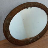 Oval mirror 52x34cm 30/40 years