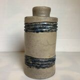 Raku style bottle vase