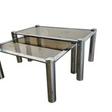 Set of 2 vintage nesting tables / coffee table / side tables