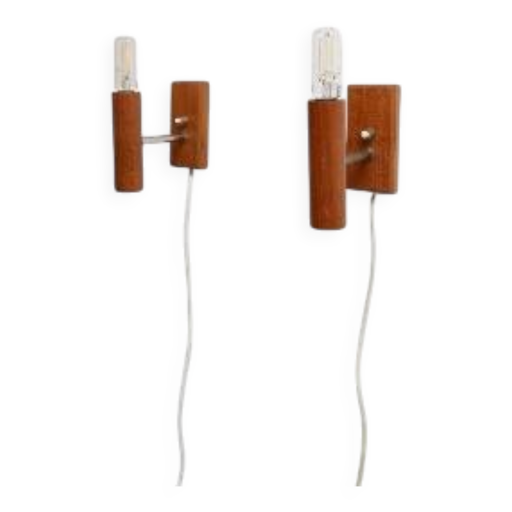 Lot de 2 appliques danoises, années 1960