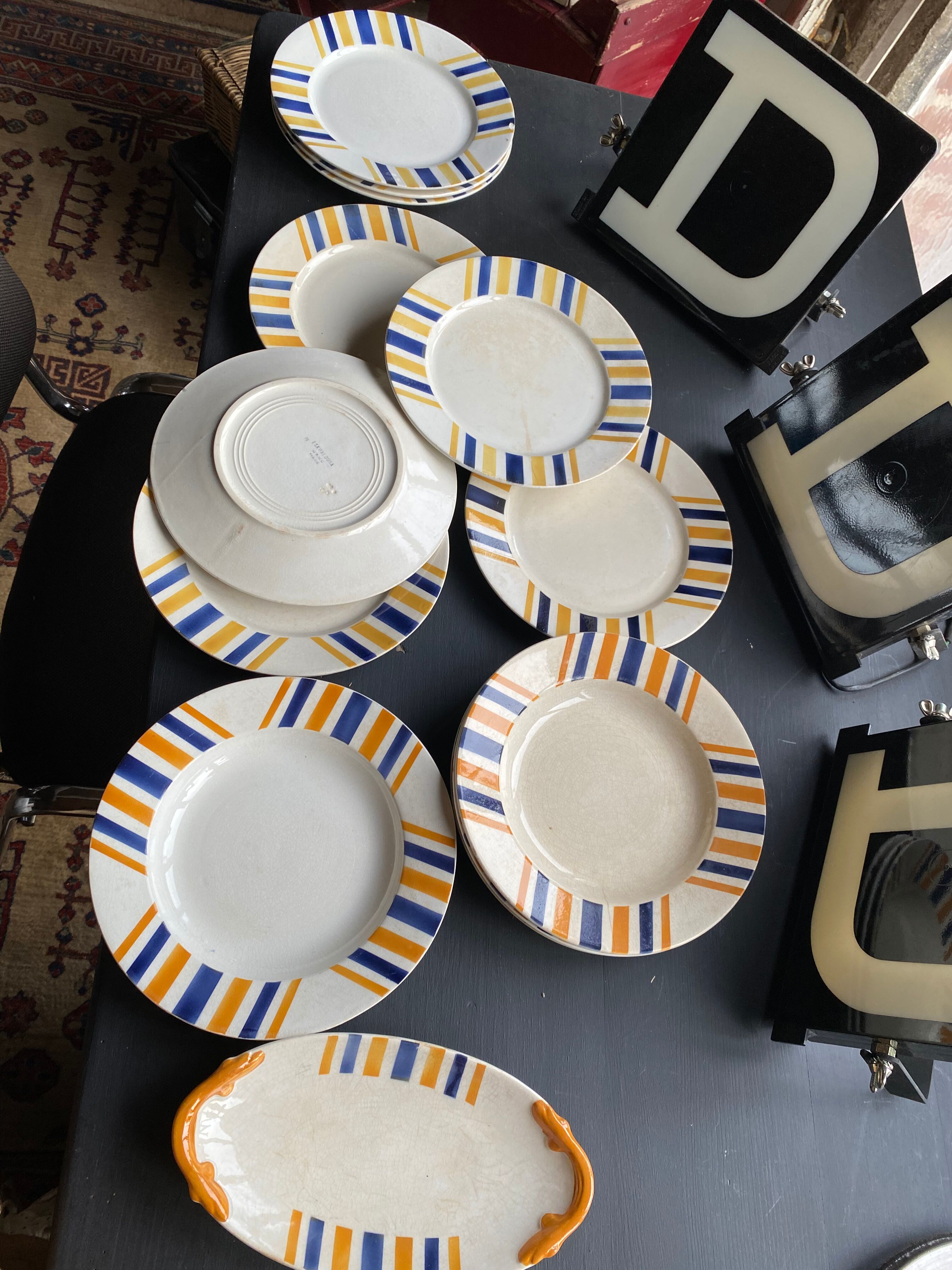 Lot de service vaisselle, 13 pièces
