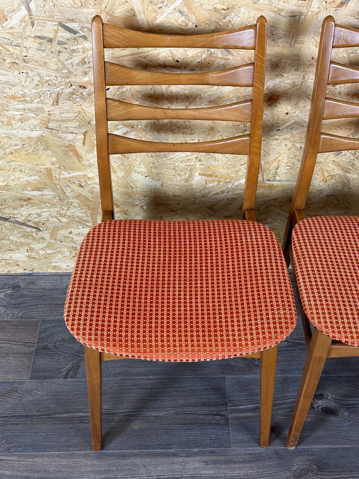 4x 60s 70s dining chair dining chair mid century Danish modern design