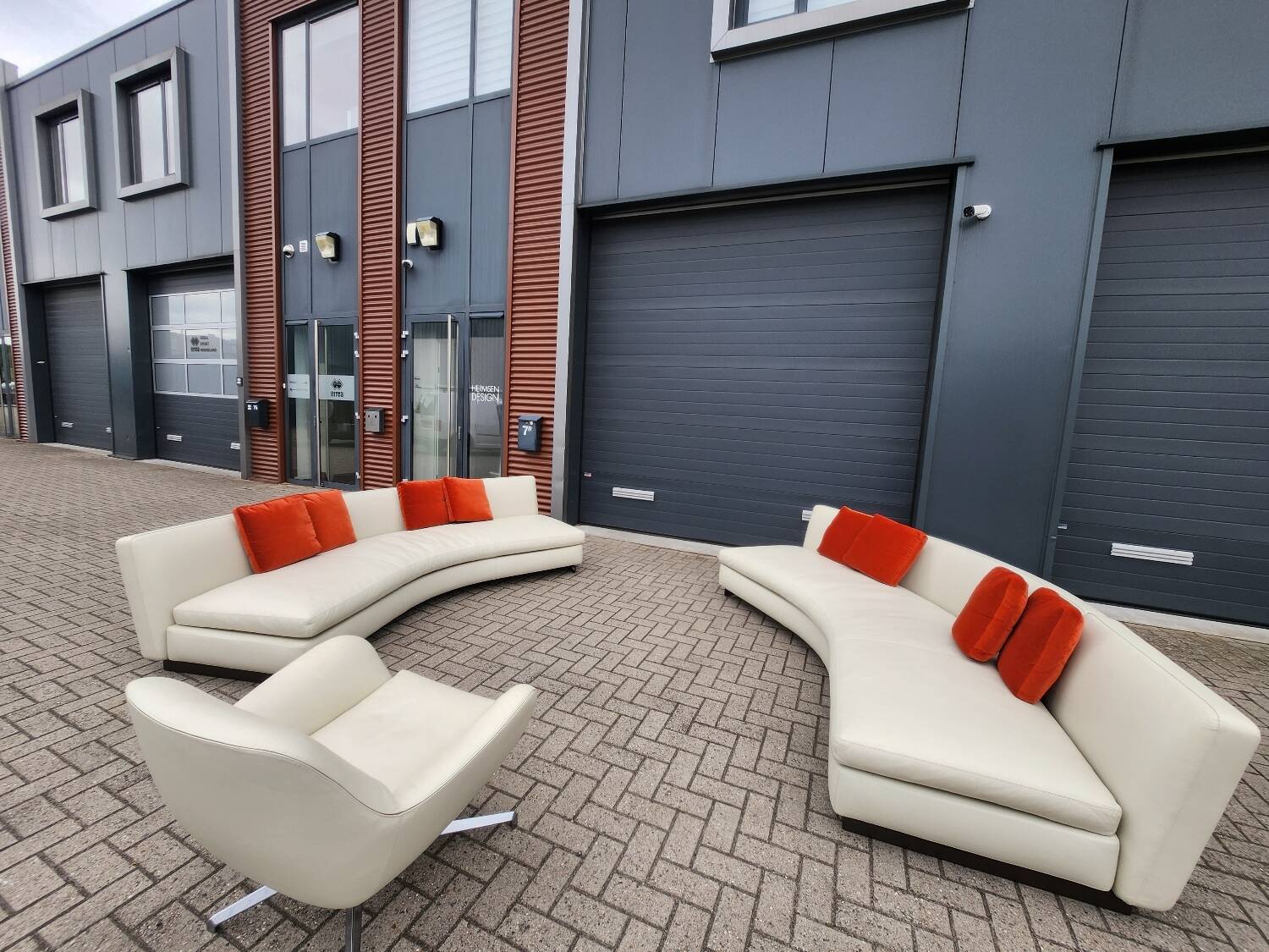 Minotti - Seymour sofa + Jensen fauteuil by Rodolfo Dordoni (new)
