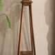 Large Art Deco harness in solid oak, early 20th century