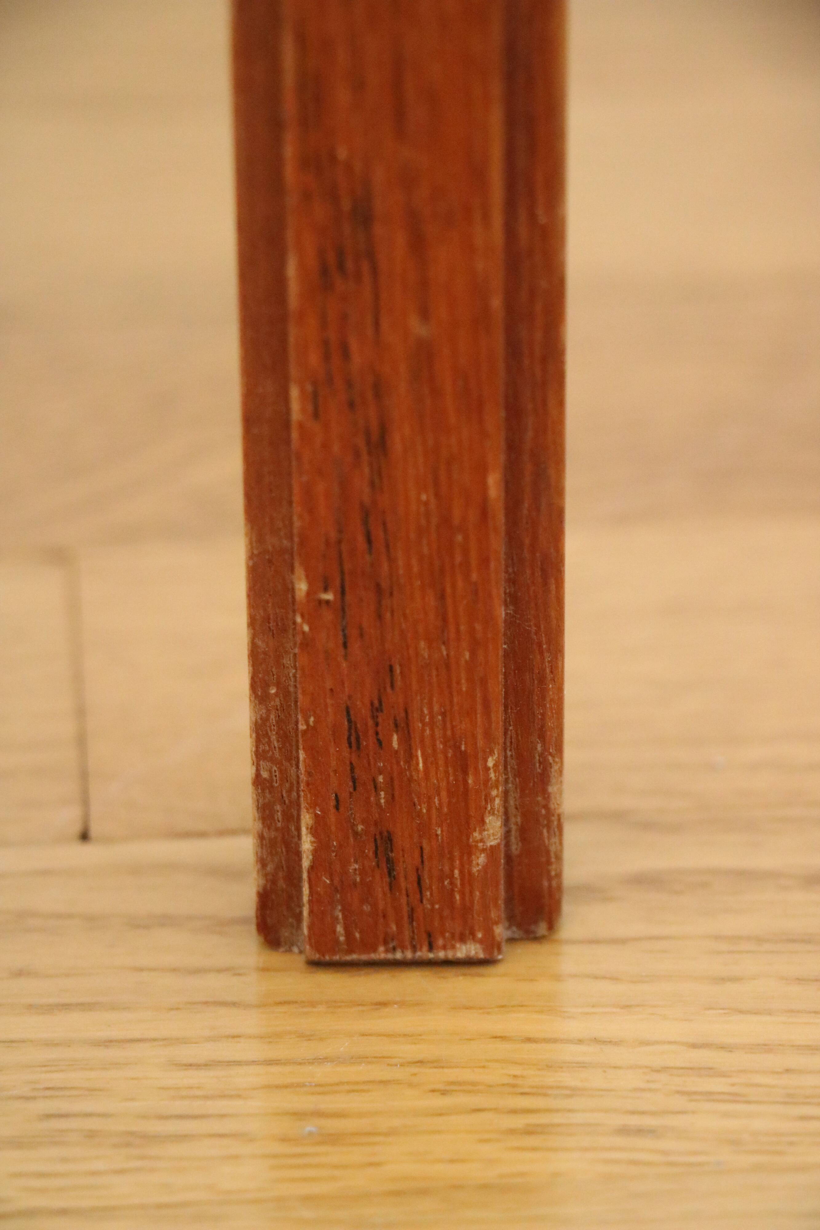 Scandinavian side table or end table, teak, 1960.