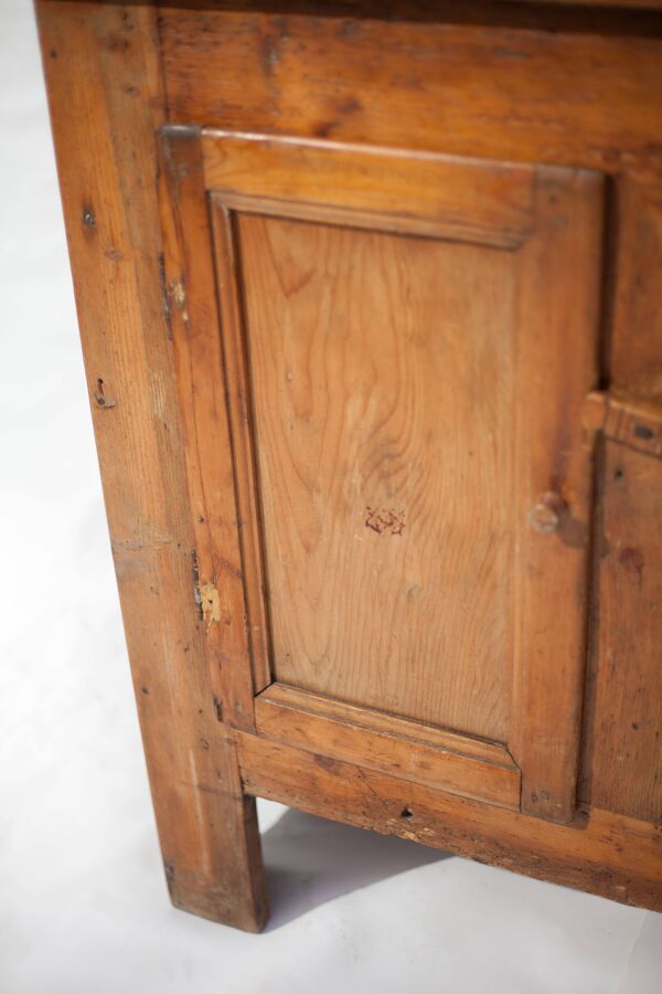 Meuble bois vintage, meuble bahut, vaisselier savoyard, meuble de rangement