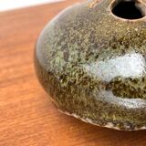 Ikebana vase in studio pottery by German artist Till Sudeck from the mid-century, 1960s.