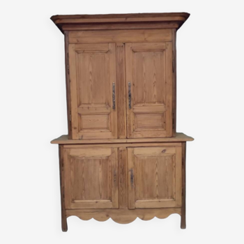 Two-body china cabinet