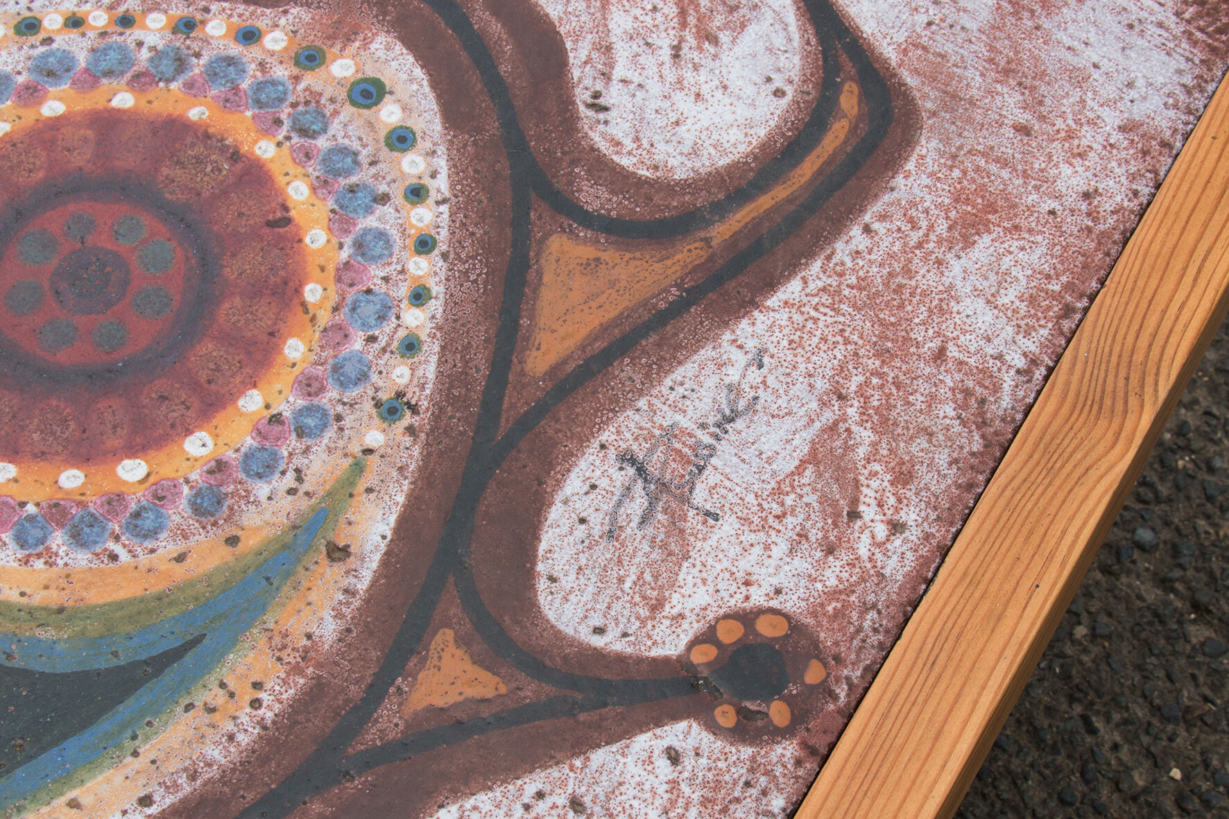 Coffee table of Jacques Poussine of Sant Vicens workshops