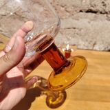 Suite of 6 water glasses 70s