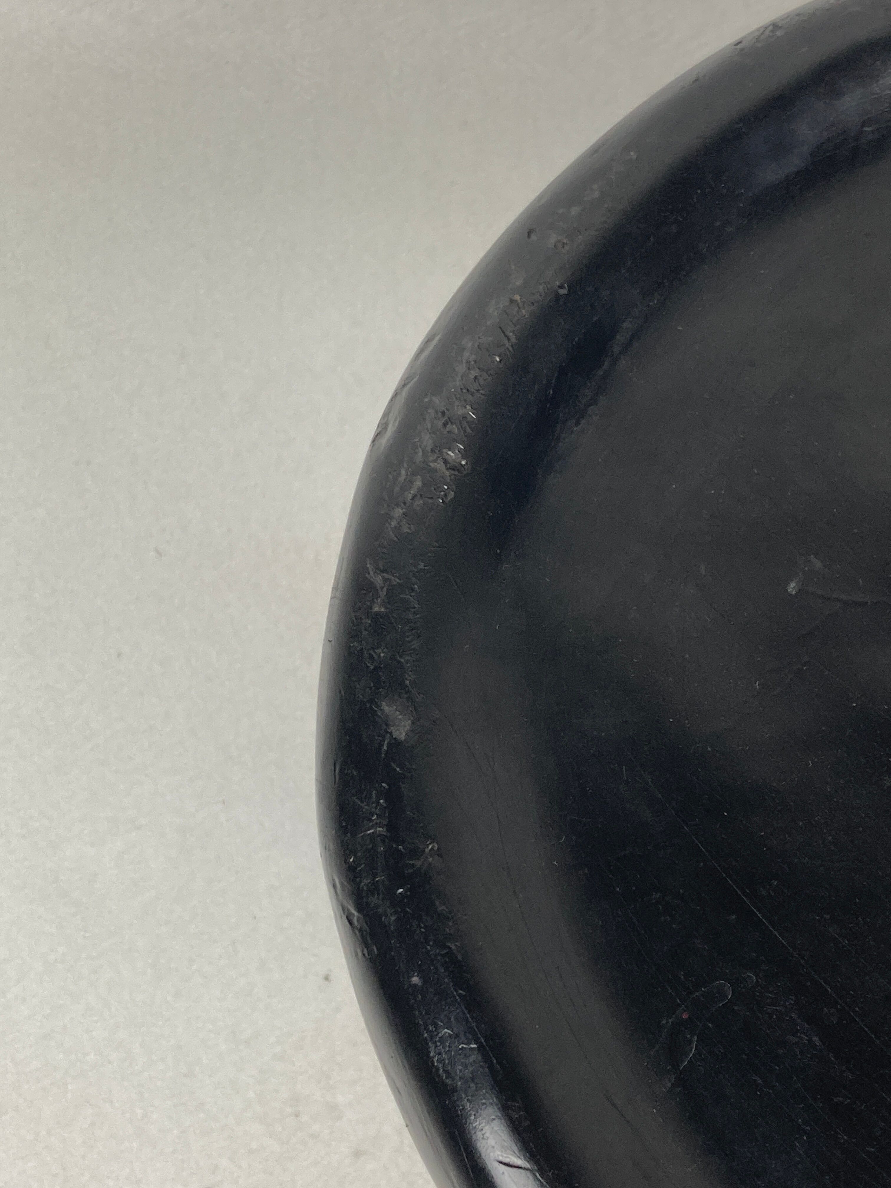 African ebonised Bamileke low stool, Cameroon, 1970s