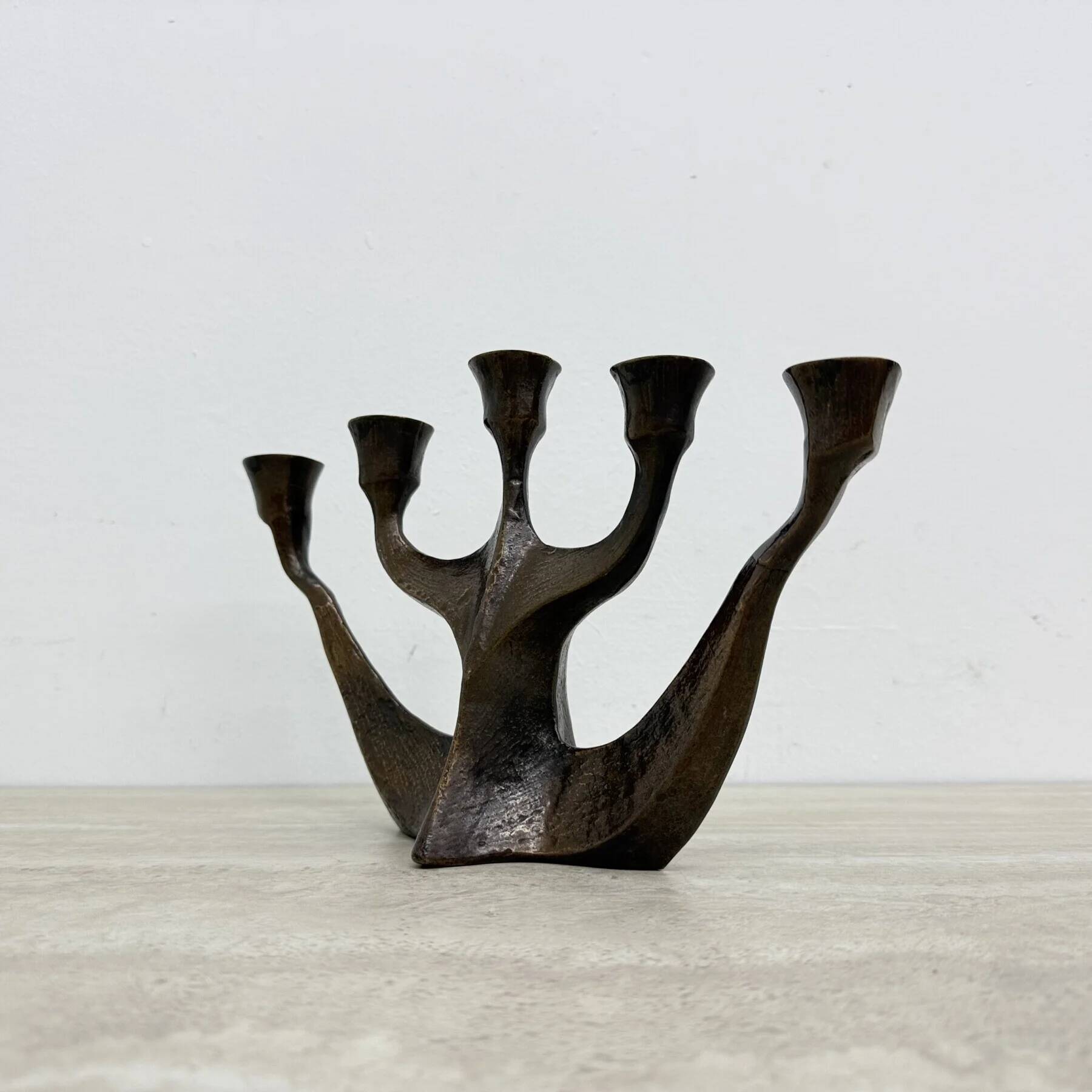 Brutalist candle holder by Horst Dalbeck, 1970s, Germany
