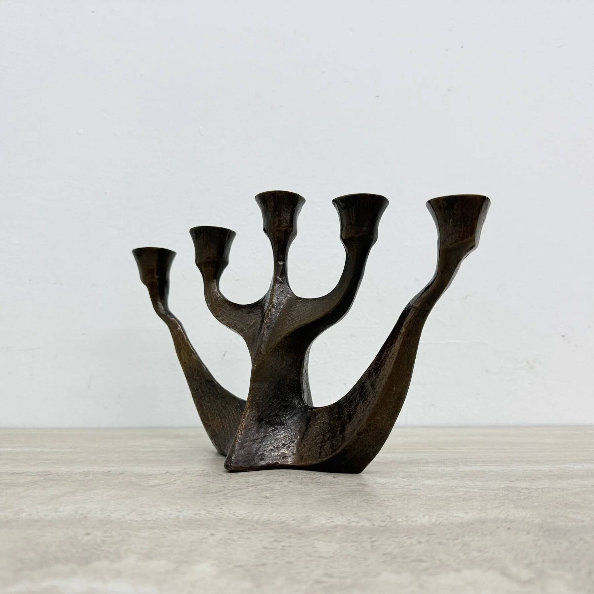 Brutalist candle holder by Horst Dalbeck, 1970s, Germany