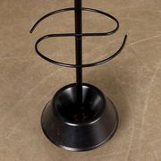 Vintage umbrella stands from the 1970s-80s in enamelled metal, Italy.