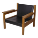 Fauteuil moderniste, France 1970