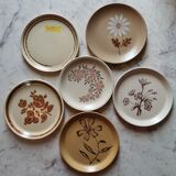 Vintage stoneware plate service