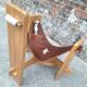 Vintage tripod armchair, designer seat