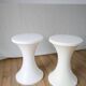 Pair of Tam-Tam stools Made in France Stamp 1970