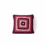 Coussin en crochet vintage