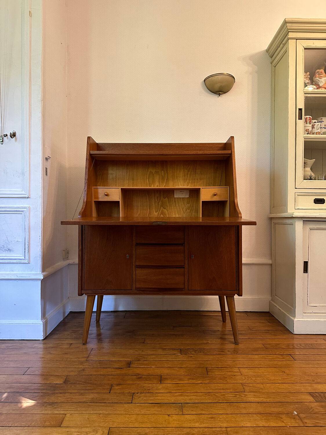 Secretary Vintage English teak 60s
