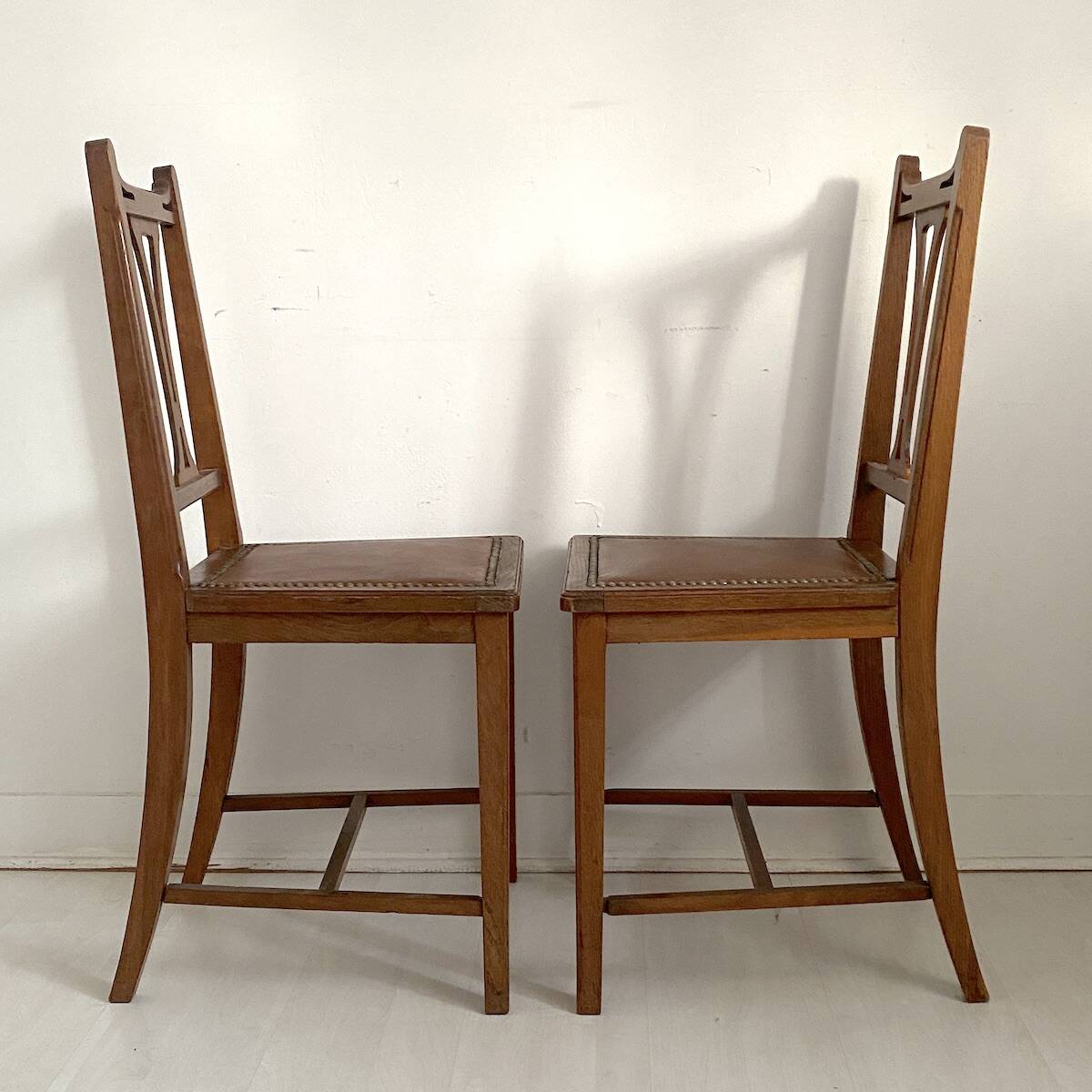 Art Nouveau pair of chairs 1900