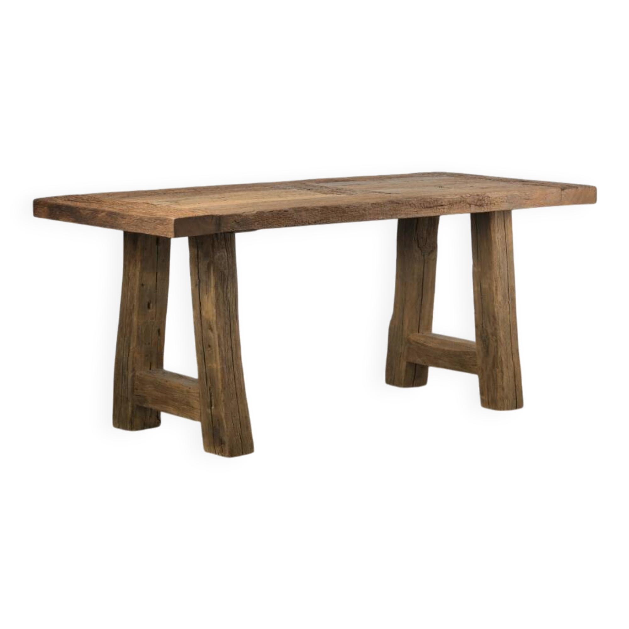 Solid oak dining table