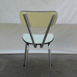 Six ivory formica chairs