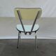 Six chaises formica ivoire