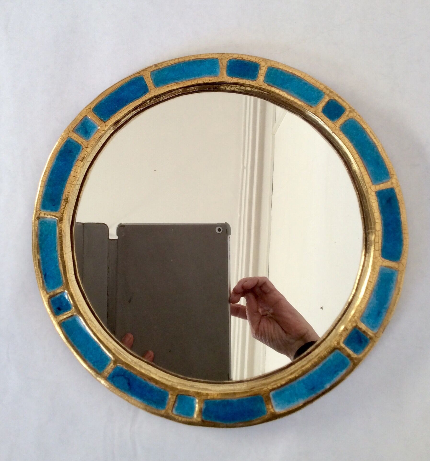 Ceramic mirror, 1960s