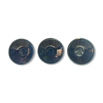 3 ashtrays porcelain of saint clement - air france model of the 50s