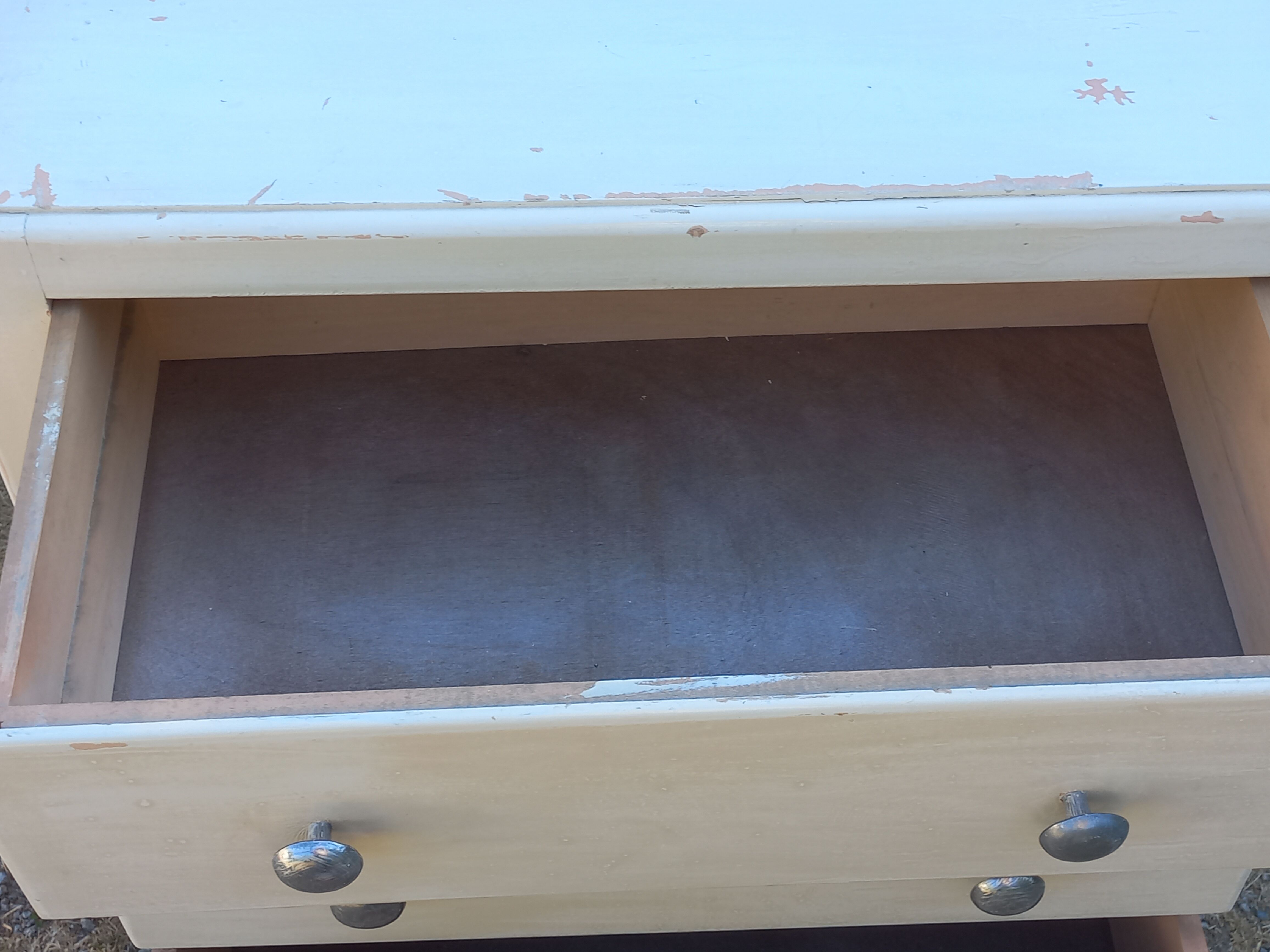Commode vintage 3 tiroirs des années 50