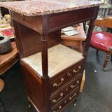 Mahogany barber's dresser