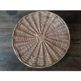 Vintage wicker tray