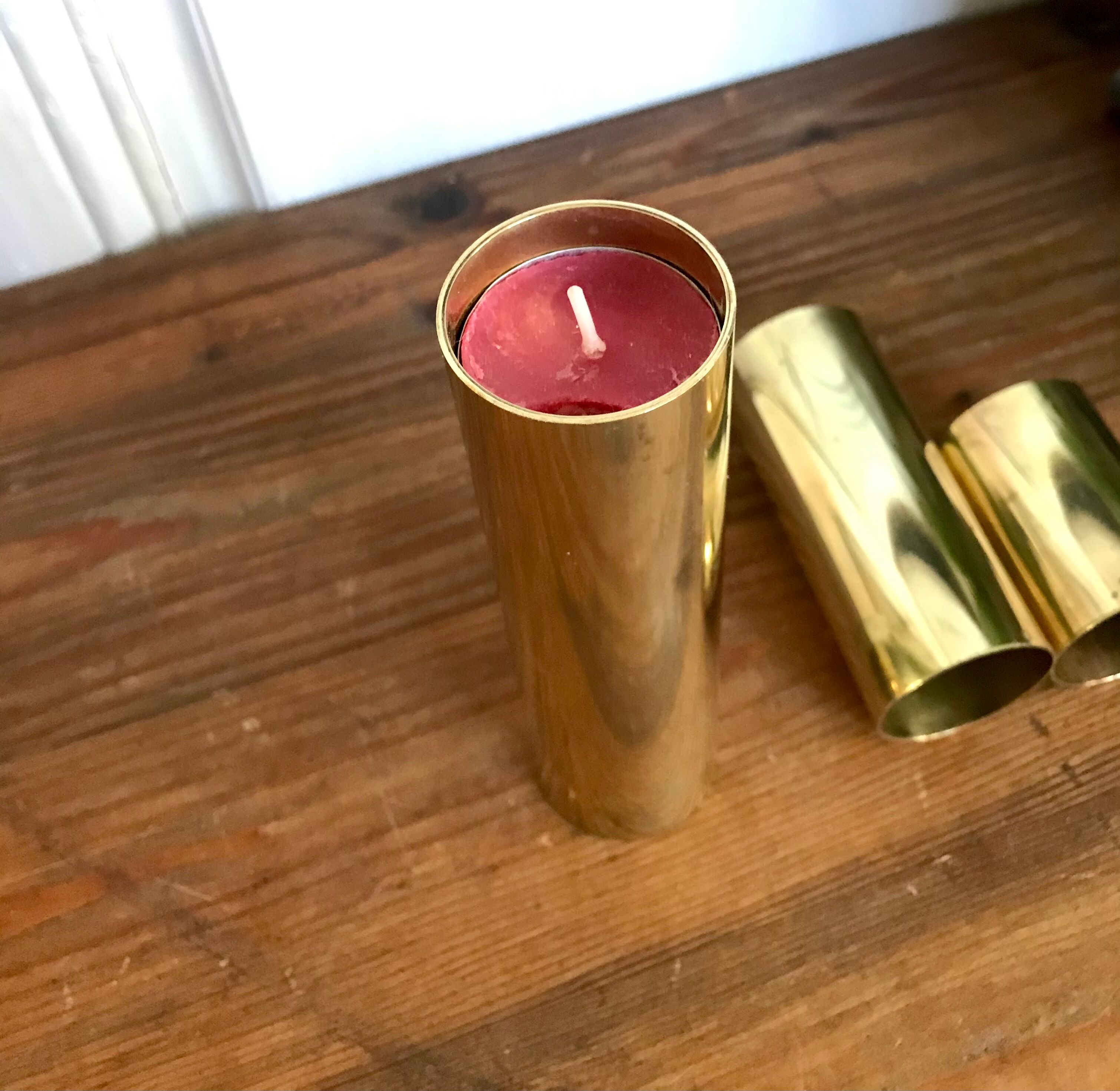 Vintage brass candlesticks