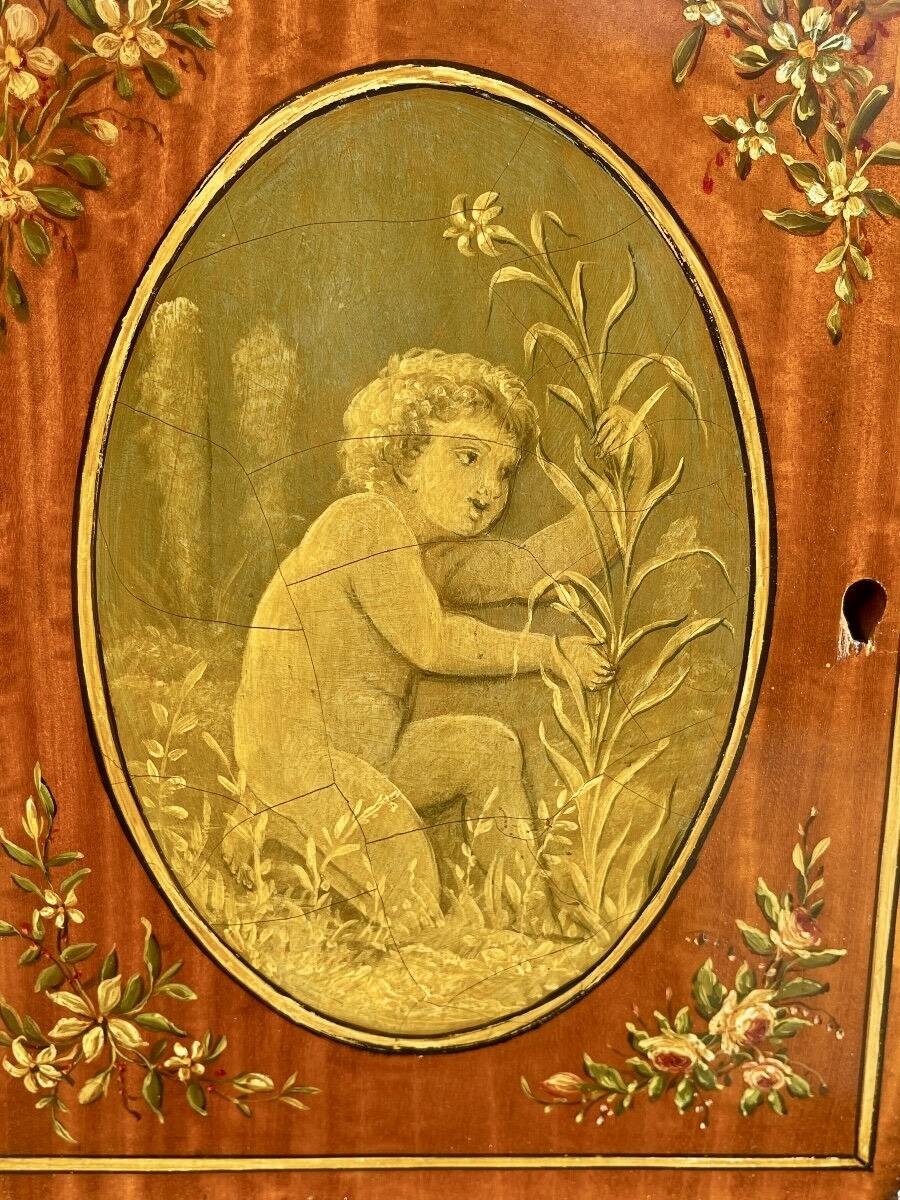 Marquetry sideboard by Hobbs & Co. London