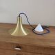Vintage Danish design lamp in style of Semi pendel - Golden space age lamp
