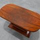 Table basse en placage de noyer Art Déco, Belgique, vers 1920