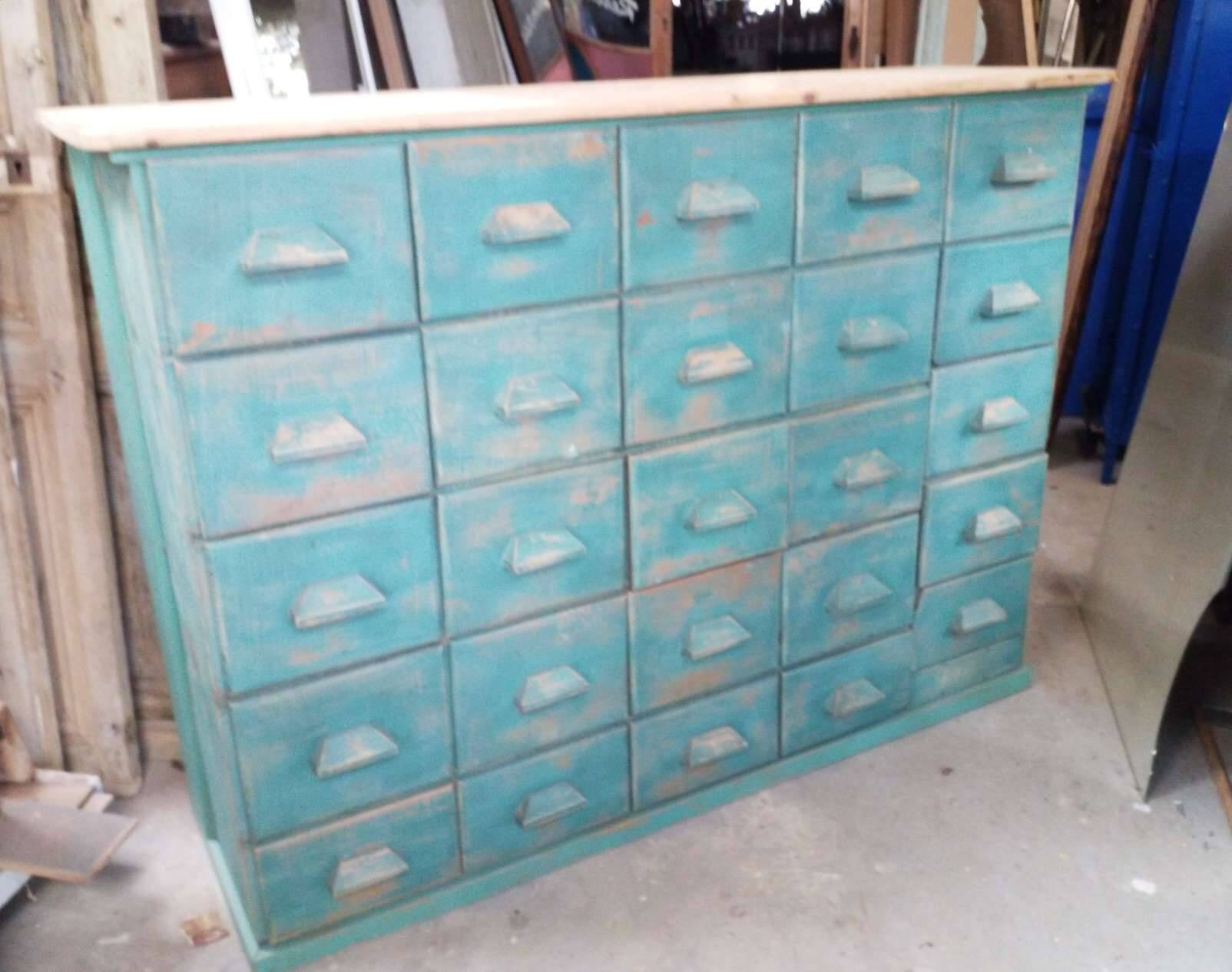 25-drawer cabinet