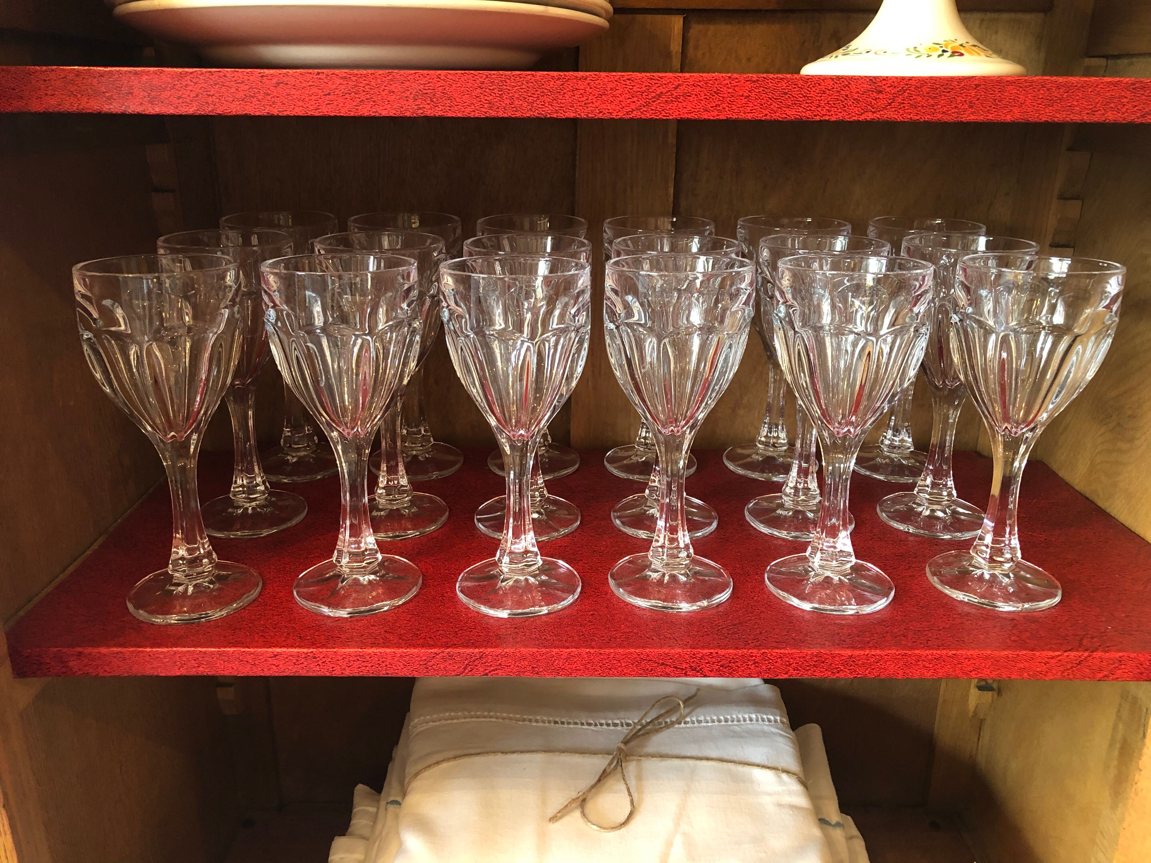 Art Deco glass cabinet