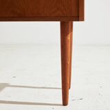 Table de chevet en chêne, restaurée