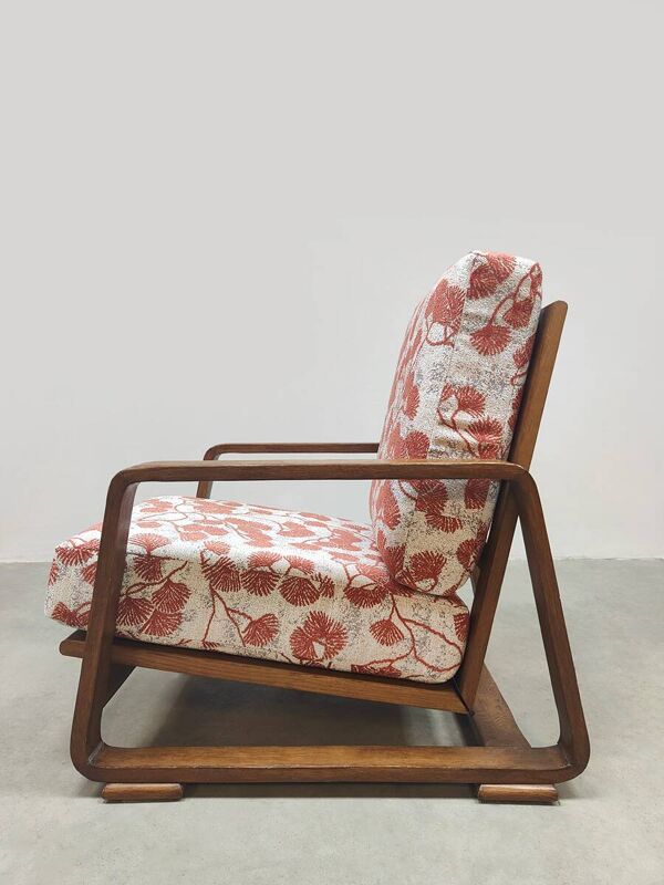 Fauteuil courbé réglable en bois courbé du milieu du siècle